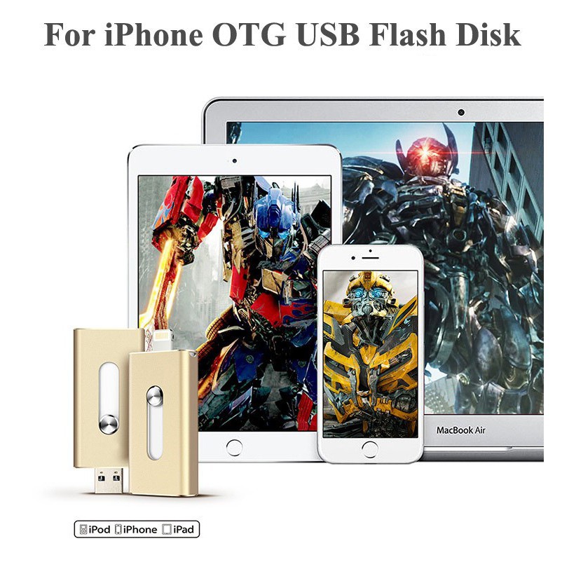 USB dung lượng 16G / 32G / 64G / 128G / 256g / 512g cho điện thoại iPhone