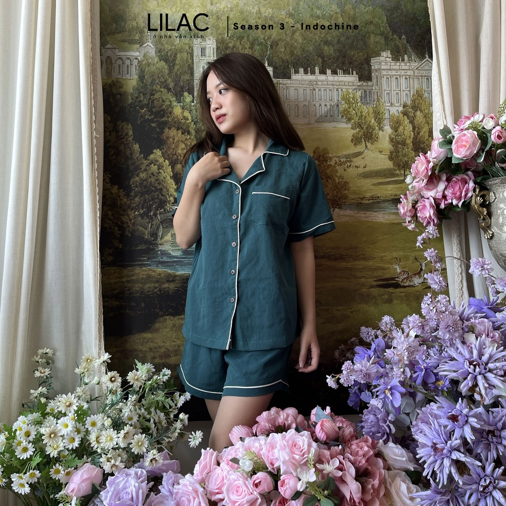 Đồ bộ mặc nhà Lilac Mint Turquoise Pyjama Set