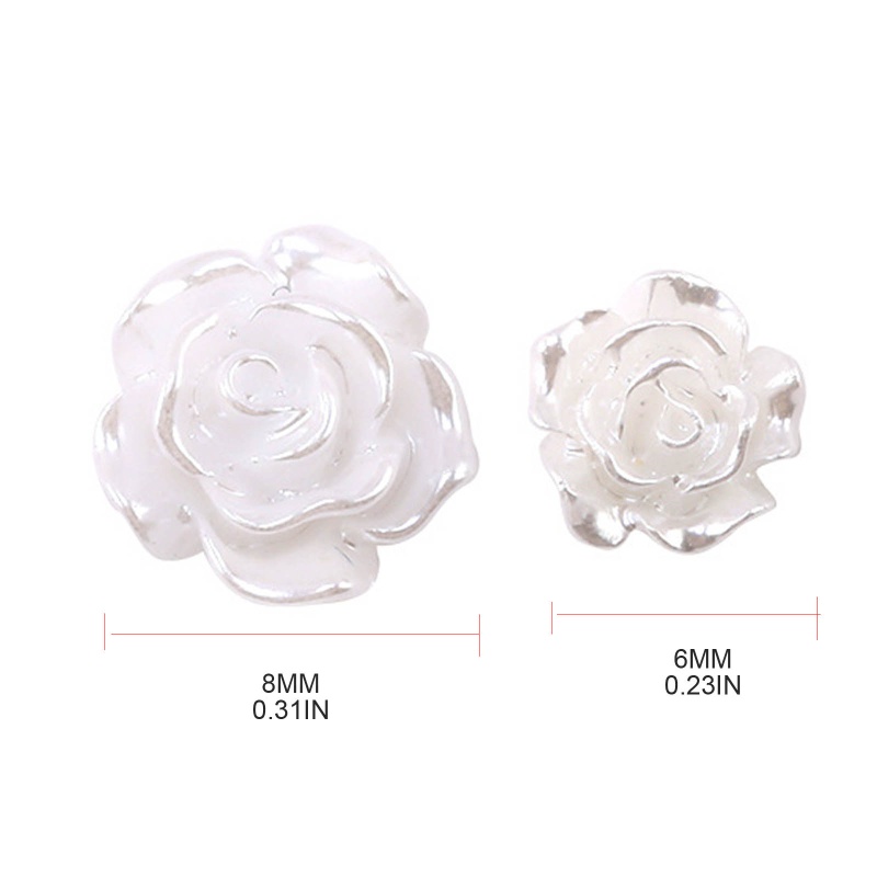 Hộp Phụ Kiện Hoa Hồng 3D Trang Trí Móng Tay Nghệ Thuật