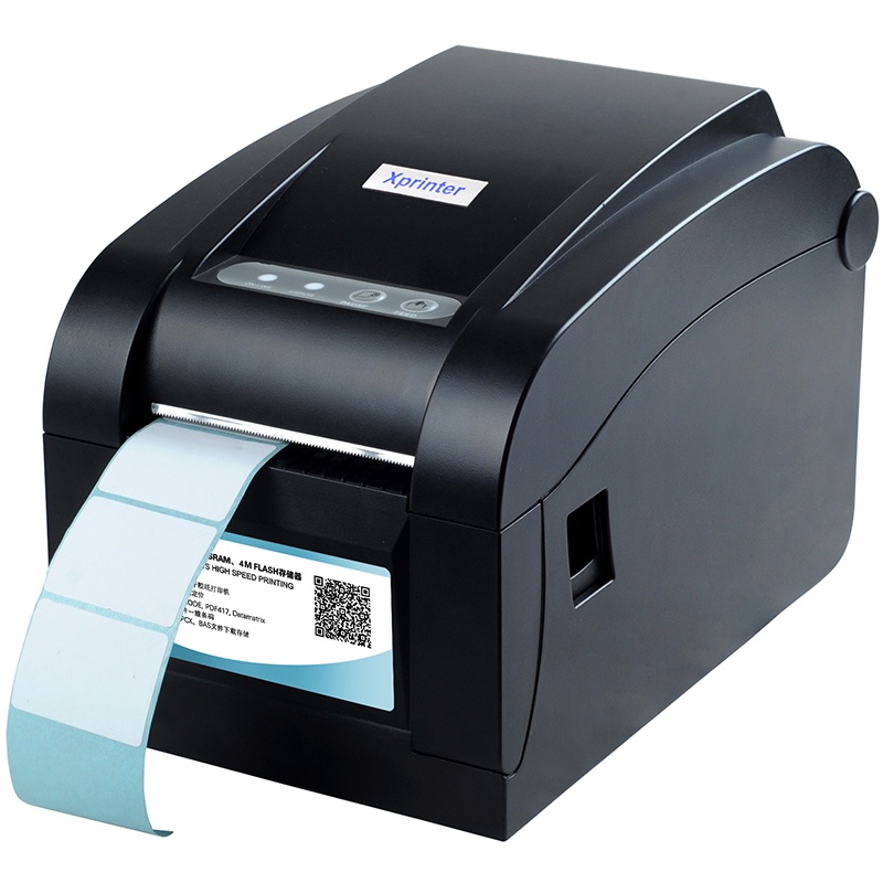 Máy in Mã Vạch Xprinter XP 350B in đơn hàng GHTK, in tem nhãn và phiếu giao hàng các sàn TMĐT
