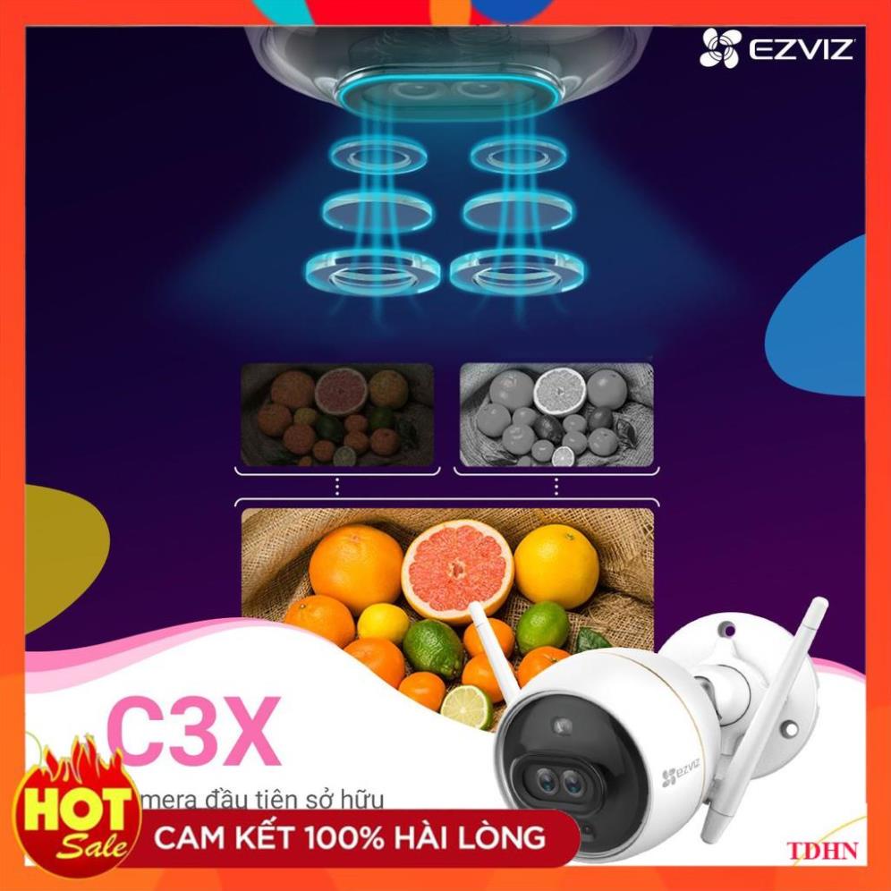 [Hãng] CAMERA EZVIZ C3W Pro - CAMERA NGOÀI TRỜI GHI HÌNH MÀU SẮC NÉT 24/7