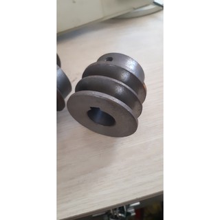 Puly sắt 6 phân cốt 24mm 2 rãnh