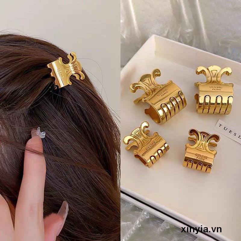 Kẹp Tóc Chữ C Đôi Hình Cá Mập Mini Phong Cách Mới Thời Trang Cao Cấp kẹp tóc càng cua