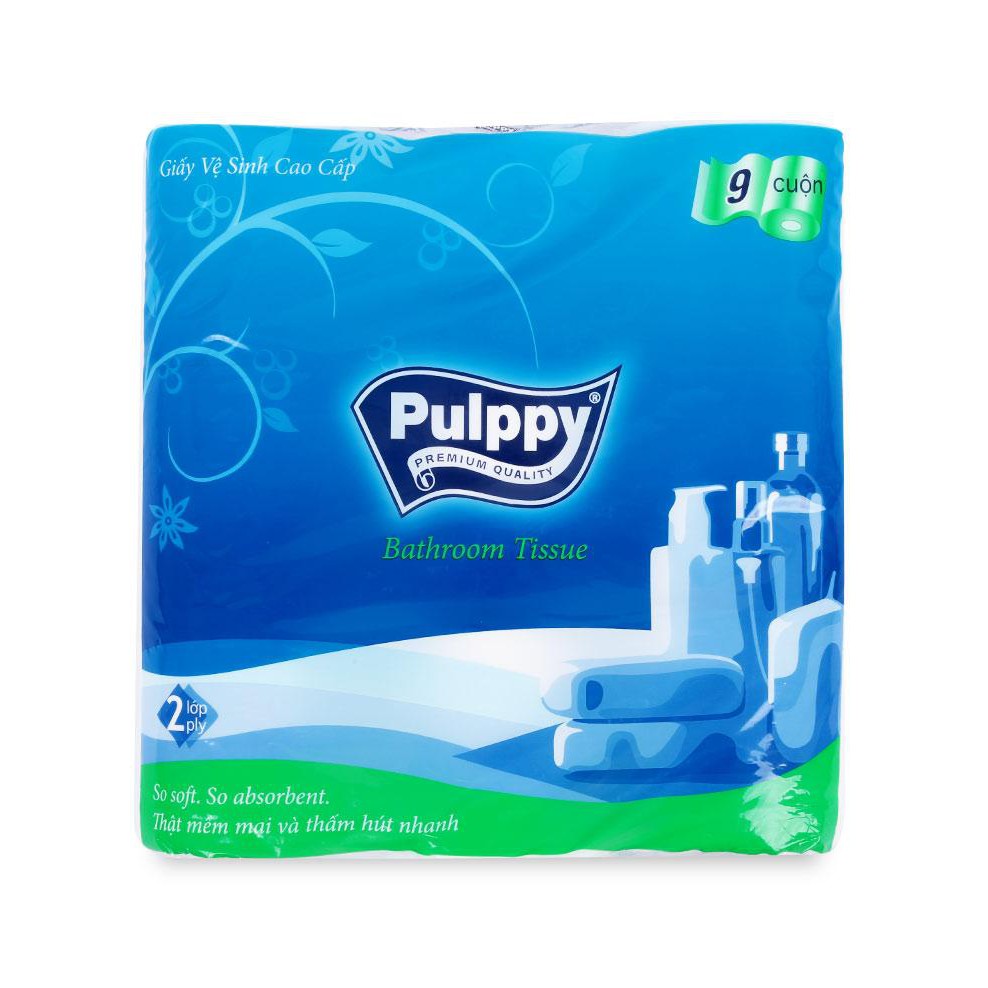 Giấy Vệ Sinh Pulppy Classic (9 Cuộn)