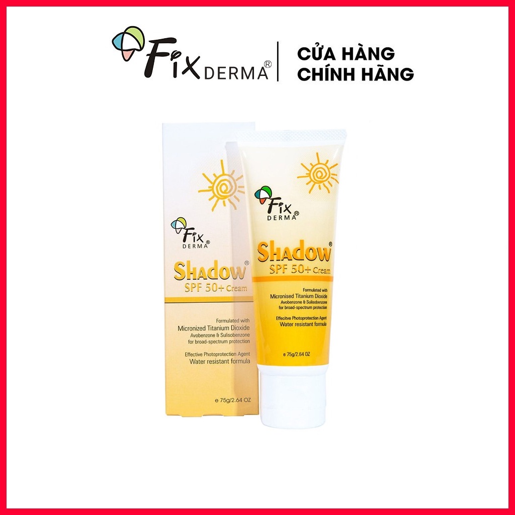 Kem Chống Nắng Fixderma Shadow SPF 50+ (75gr)