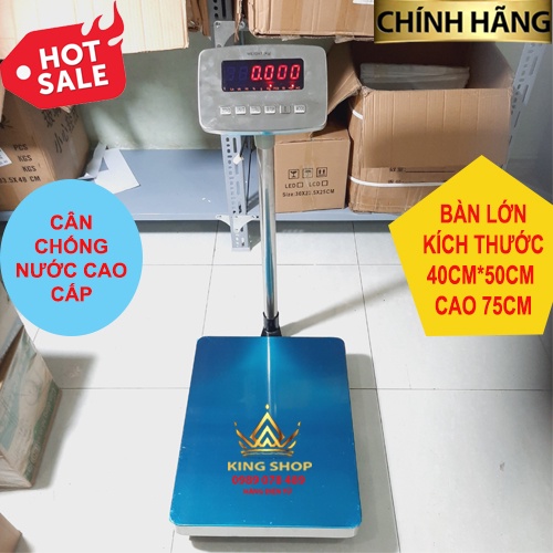 CÂN BÀN ĐIỆN TỬ CHỐNG NƯỚC 60KG, 100KG, 150KG, 200KG, 300KG LOẠI TỐT, ĐẦU INOX CAO CẤP CHỐNG VA ĐẬP, CHỐNG NƯỚC