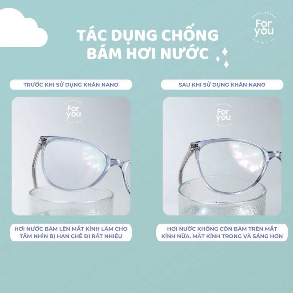 Khăn lau chùi kiếng nano chống thấm chống mờ cực tiện lợi