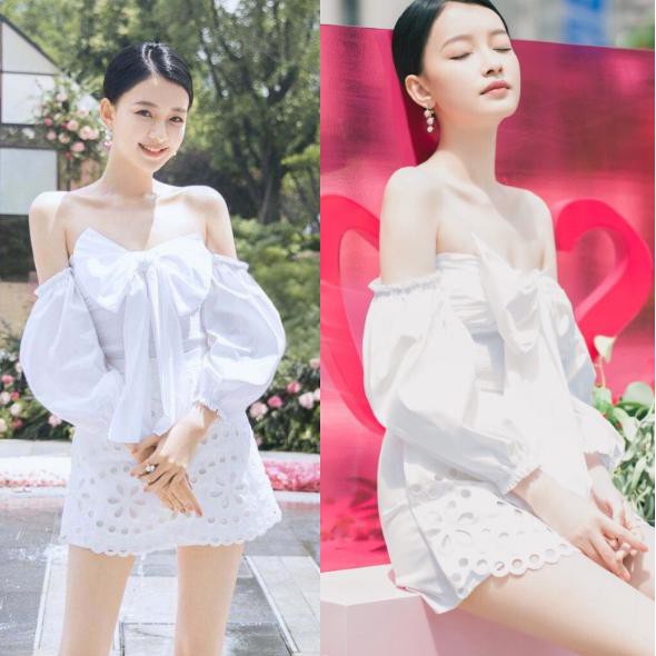 ÁO SƠ MI KIỂU NHÚN BÈO PHỐI NƠ ULZZANG - LÀM ĐẸP GIÁ SỈ GB187