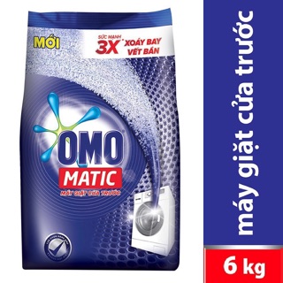 Bột giặt Omo Matic Xanh cửa trước (6kg)