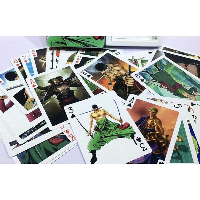 Bộ bài Tây ZoZo One piece 54 quân bài ảnh khác nhau /bộ bài Tú lơ khơ zozo
