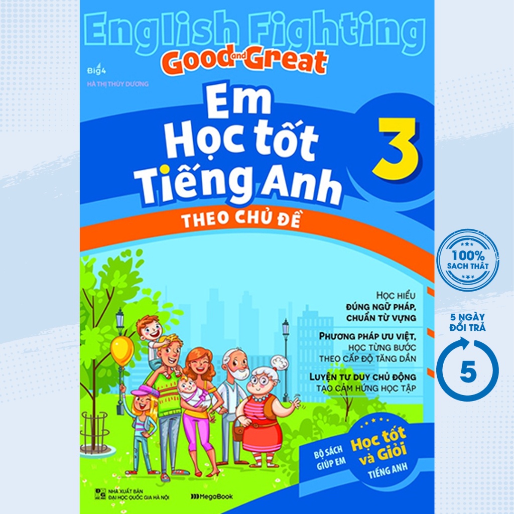 Sách - English Fighting Good And Great - Em Học Tốt Tiếng Anh Theo Chủ Đề 3 - MEGA