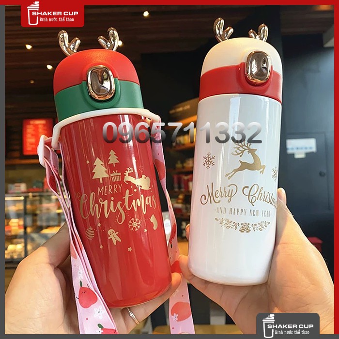 Bình giữ nhiệt cao cấp Giáng Sinh Merry Christmas Noel