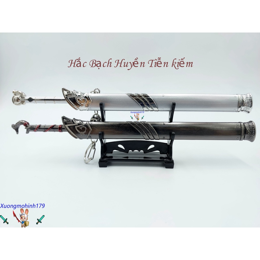 Mô hình phim Tần Thời Minh Nguyệt - Hắc Bạch Huyền Tiễn kiếm K 3