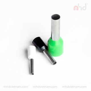 Đầu cosse pin rỗng đã chụp nhựa E (100 cái/bao) /Giá bao