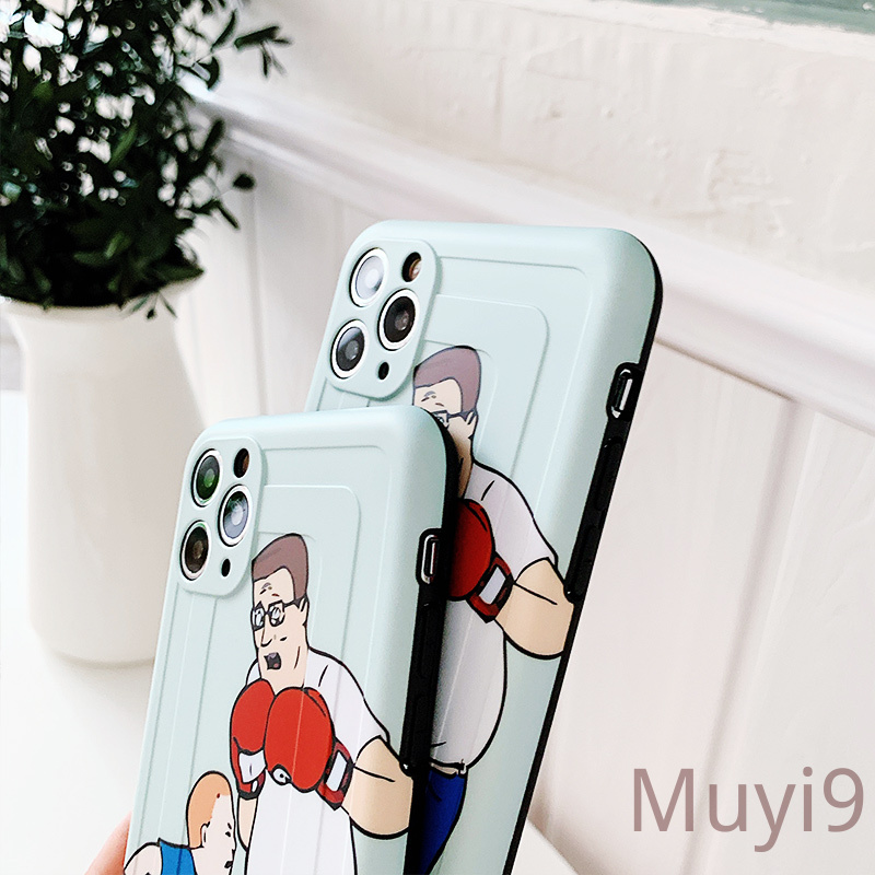 Ốp điện thoại mềm sáng tạo chống trượt in Whimsy Bobby Hill cho Iphone11 PRO MAX X XS MAX Xr Iphone8/SE2 Iphone7plus