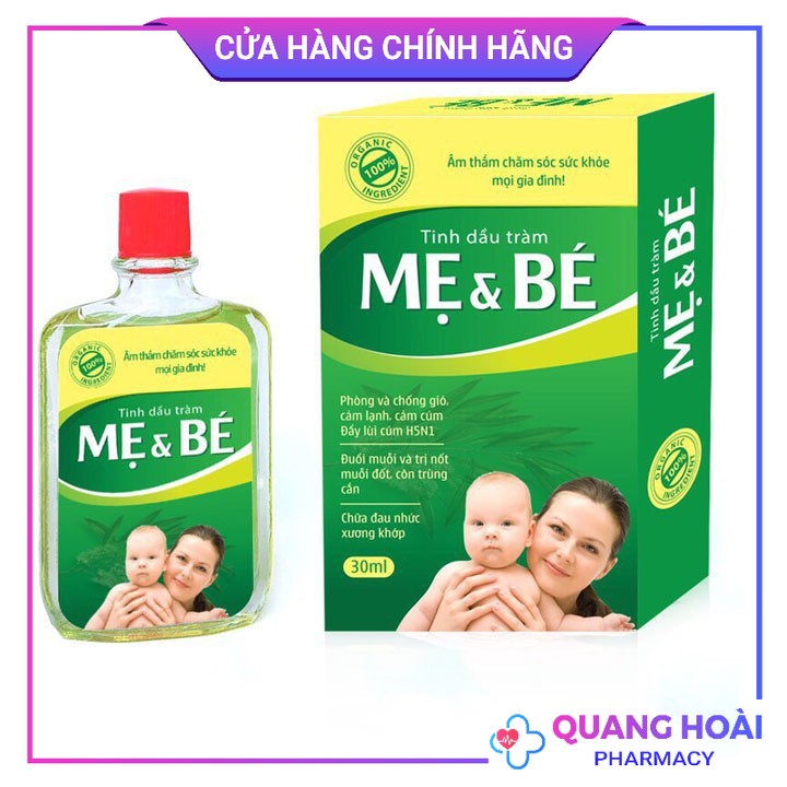 Tinh Dầu Tràm Mẹ và Bé 10ml, 30ml