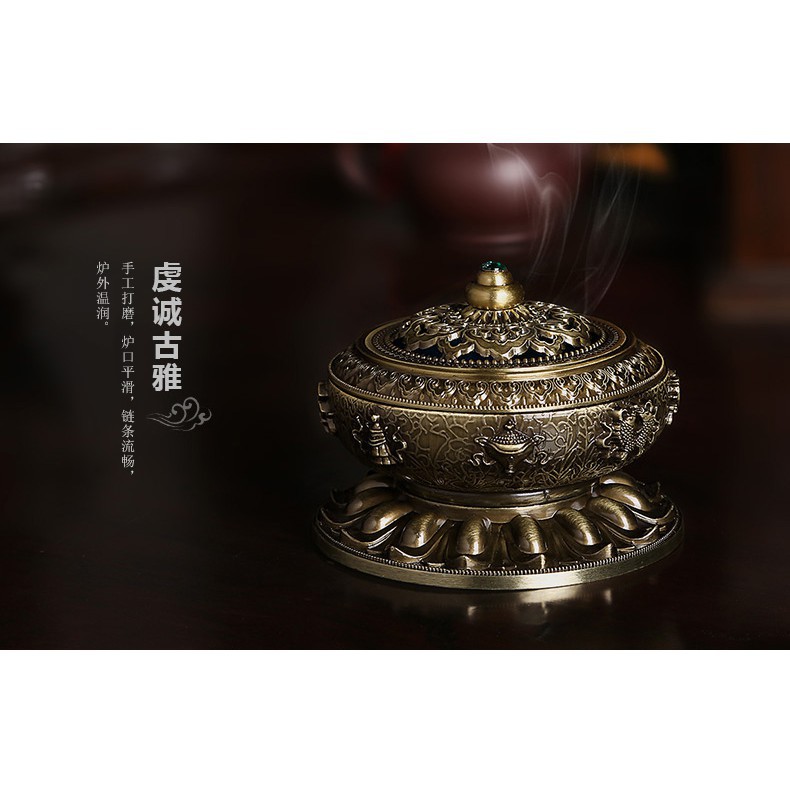 Lư xông trầm hương phong cách mật tông