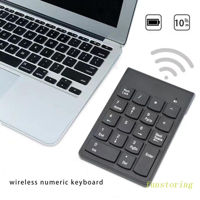 Bàn Phím Số 18 Phím Không Dây Kết Nối Bluetooth 2.4GHz
