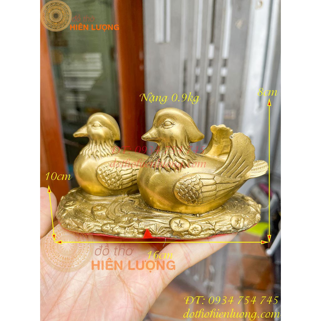 Đôi Chim Uyên Ương Phong Thủy Bằng Đồng