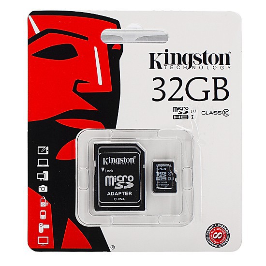 THẺ NHỚ MICROSD KINGSTON 32Gb CLASS 10