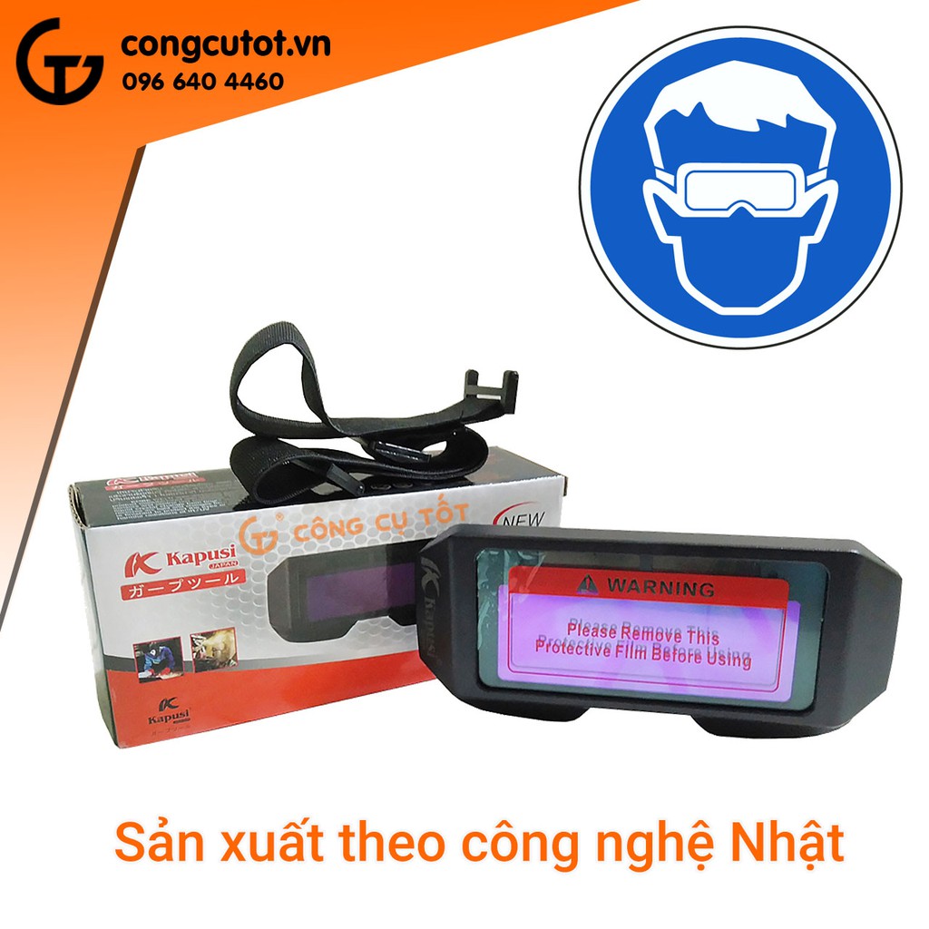 Kính hàn điện tử DIN3 - DIN11 Kapusi công nghệ Nhật Bản