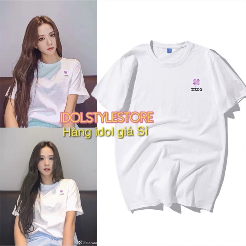 Áo thun cỏ 4 lá tím Jisoo BP