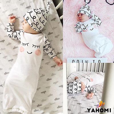 Túi ngủ + Mũ cho bé sơ sinh