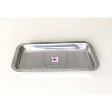 Khay inox chữ nhật đựng dụng cụ