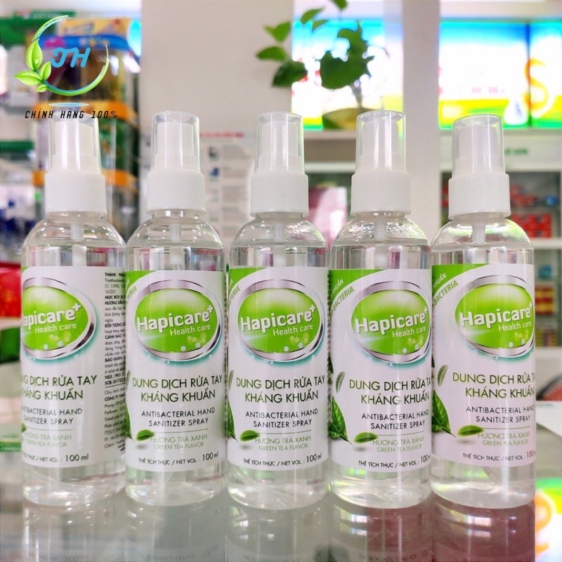 Chai Xịt Sát Khuẩn HapiCare 100ml | BigBuy360 - bigbuy360.vn