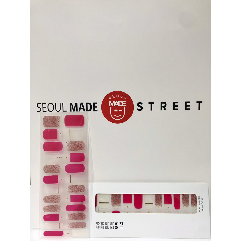 Móng gel dán tay Hernine kết cấu hạt thủy tinh không độc, có thể dùng tới hơn 1 tuần