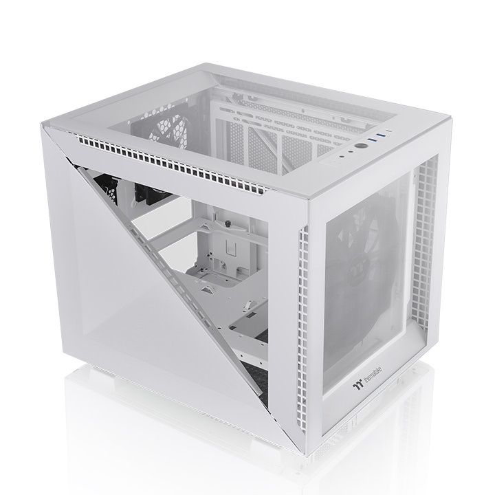 Vỏ case Thermaltake Divider 200 TG Snow Hàng chính hãng