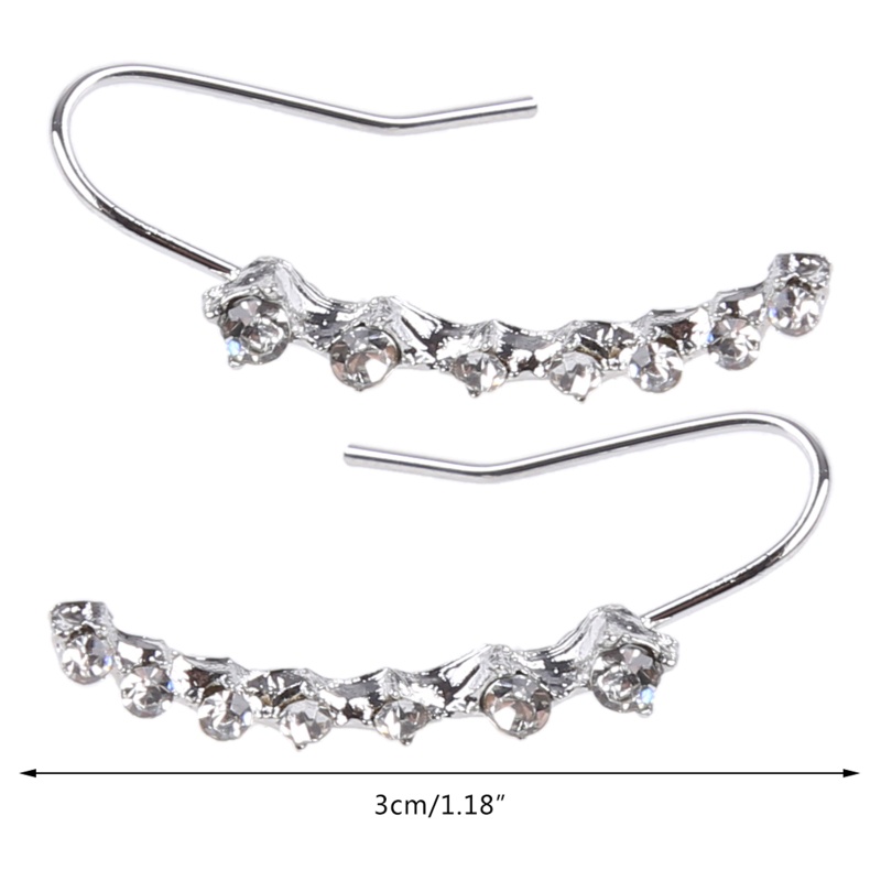 Khuyên Tai Bạc 925 Đính Đá Zircon 7 Kiểu Cổ Điển Cho Nữ