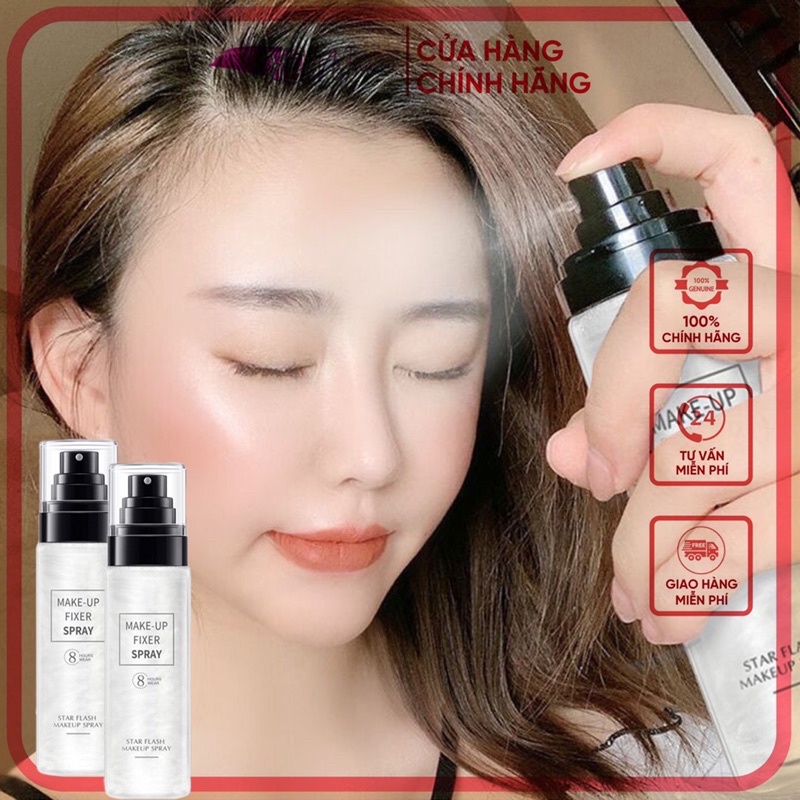 Xịt khoáng khoá nền makeup - giữ chặt lớp trang điểm FIXER SPRAY