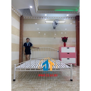 Giường sắt mỹ nghệ 1m6x2m Đại Thành