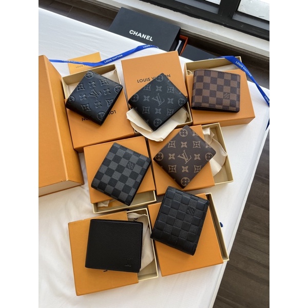 Ví Nam LV Size 11.5cm Super Fullbox túi vải bill