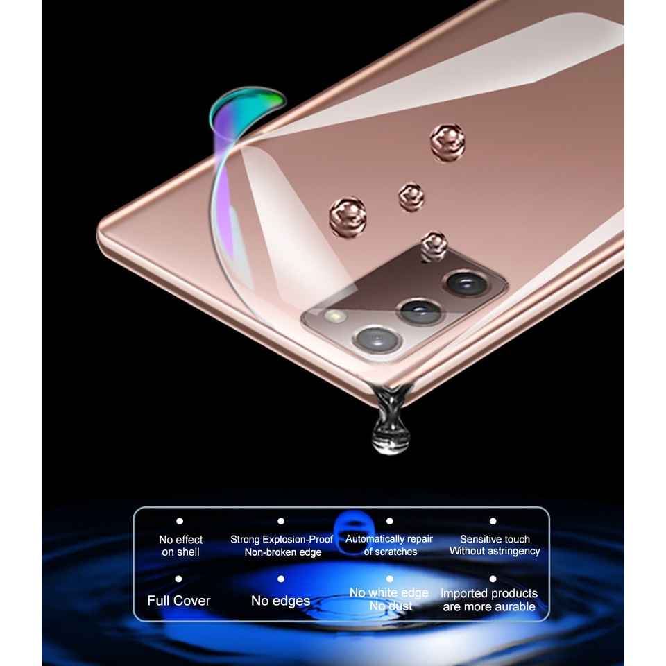 Miếng Dán Hydrogel Bảo Vệ Mặt Sau Điện Thoại Samsung Galaxy S23 Ultra S20 S21 S22 Plus