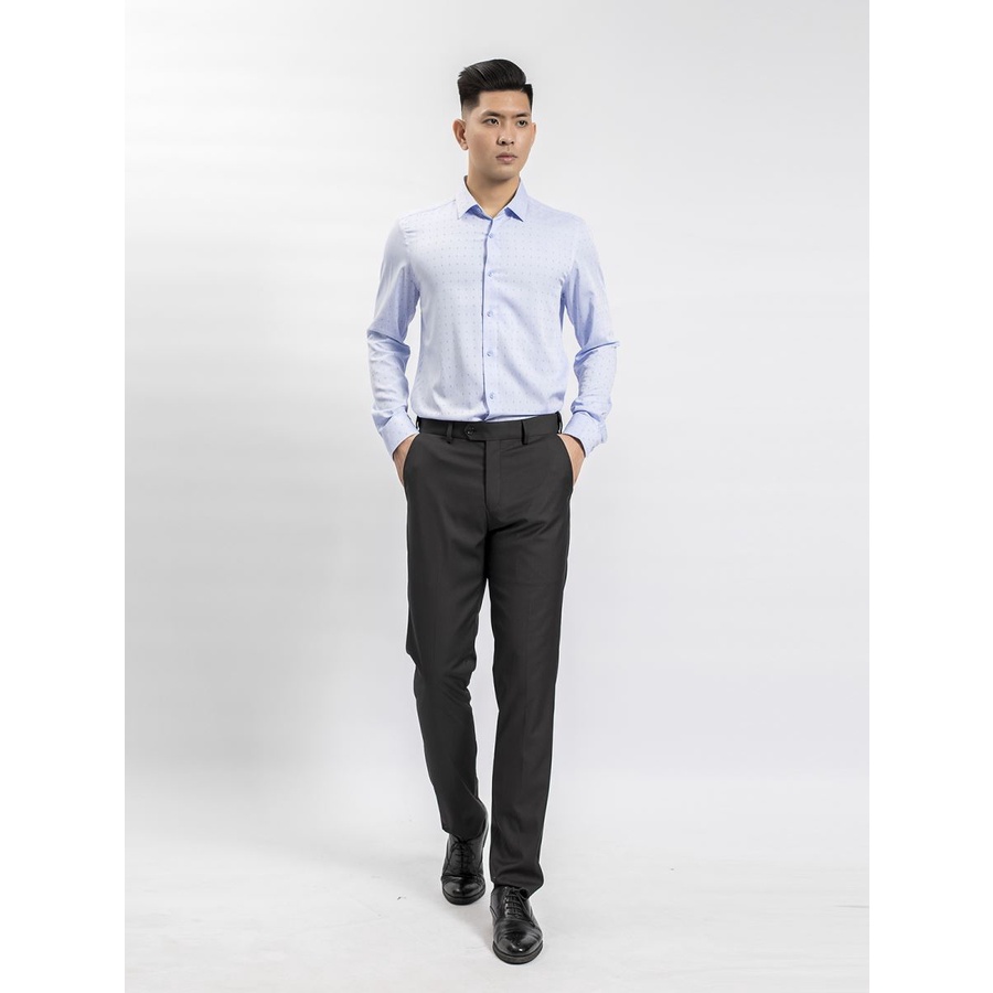 ÁO SƠ MI NAM DÀI TAY ARISTINO HẠN CHẾ NHĂN SỢI SỒI MỀM MÁT SLIM ALS60308
