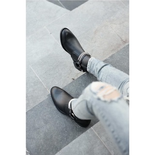 Giày Harness Boots Giày Sít Da Bò Cao Cấp