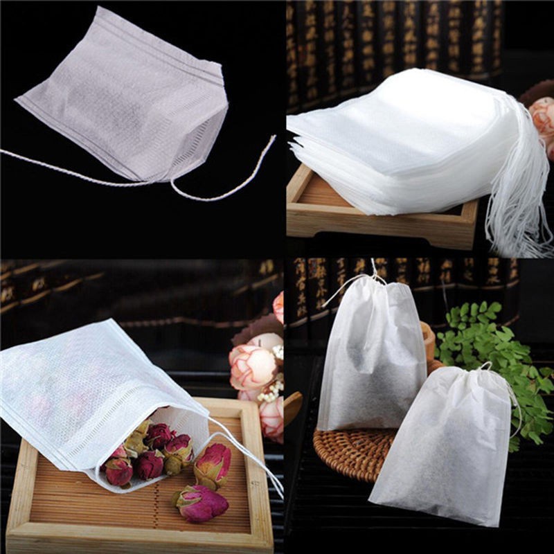 Mới Set 100 Túi Lọc Trà 5.5 x 7CM