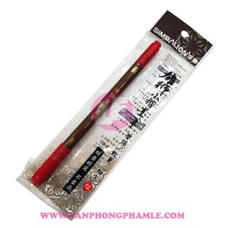 Cọ tàu cao cấp có mực màu đỏ 2 đầu  Simbalion CB-35
