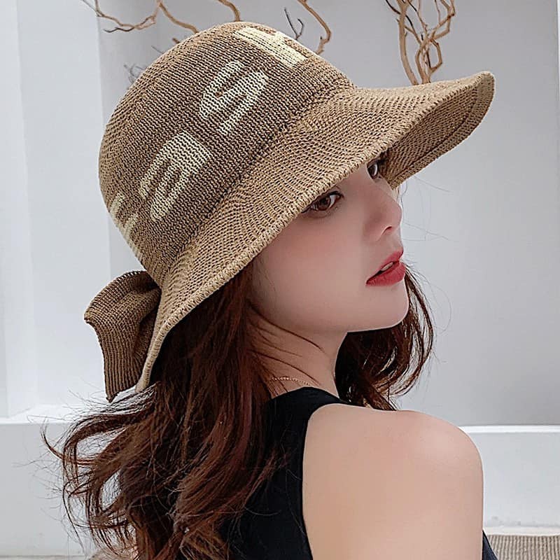 mũ cói rộng vành chống nắng Fashion 2022