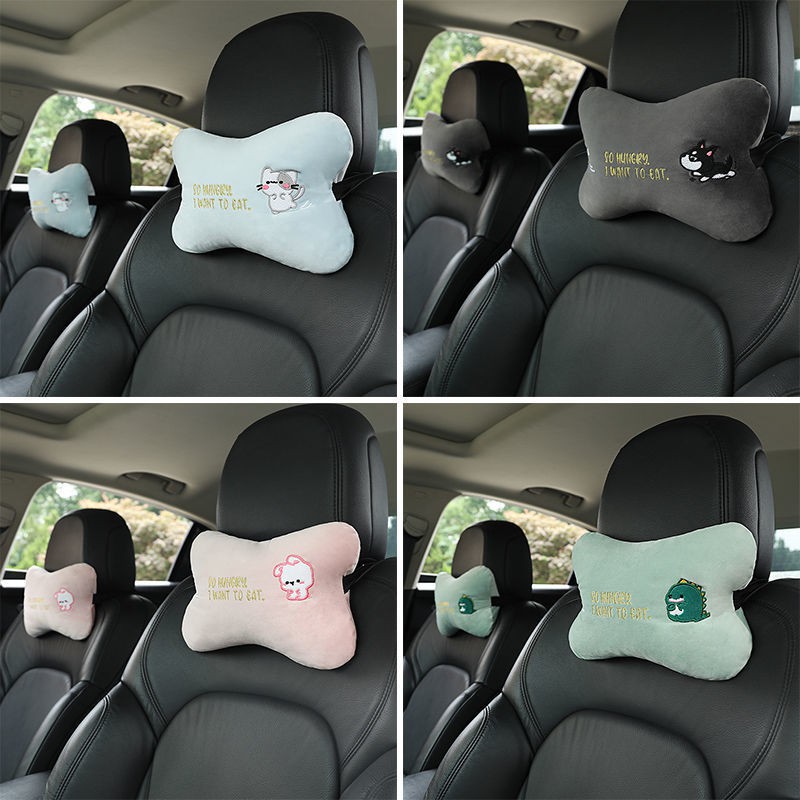 Gối tựa đầu họa tiết hoạt hình dễ thương cho xe hơi | BigBuy360 - bigbuy360.vn
