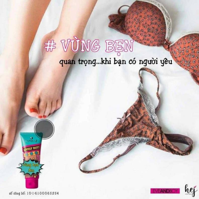 2 TUÝP NAKIZ LIVELY BUTT 〡 Kem thoa thâm Mông, Bẹn, Nách, Lưng, Nhũ hoa, Đầu gối, Cùi chỏ.... Thái Lan | BigBuy360 - bigbuy360.vn