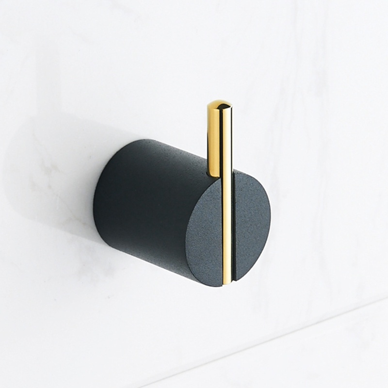 QQ Giá Đỡ Treo Khăn Tắm / Mũ Bằng Đồng Thau Gắn Tường Đa Năng Tiện Dụng