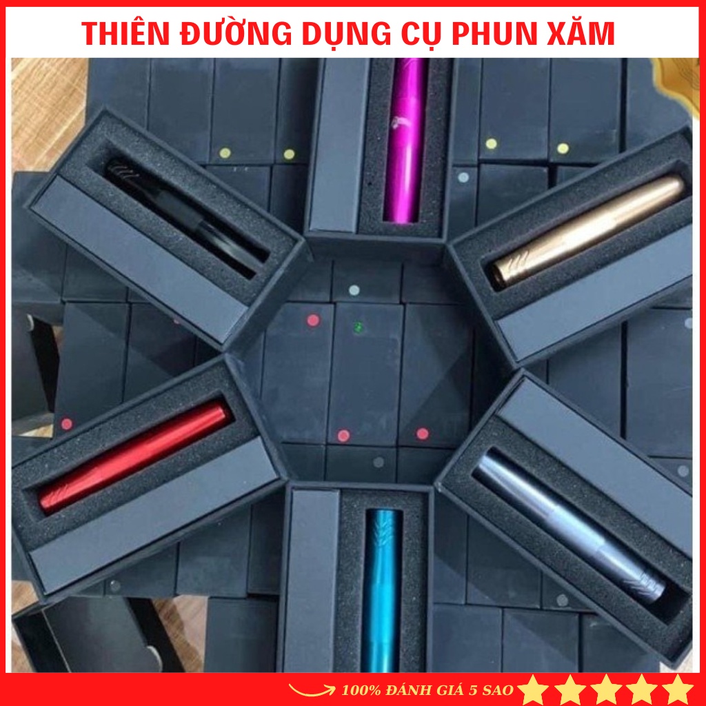 Máy Pen Mini 6.0 Phun Môi, Tattoo Mini Nhỏ Gọn, Máy Phun Xăm 2 Đầu DCPX