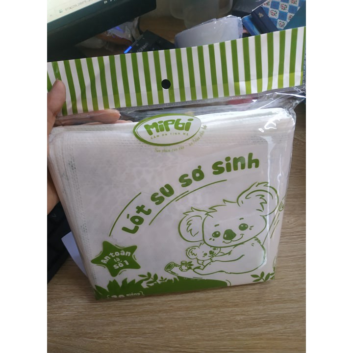 MIẾNG LÓT PHÂN XU MIPBI (bịch 30 cái)