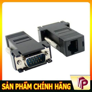 Bộ 2 đầu chuyển đổ vga to lan