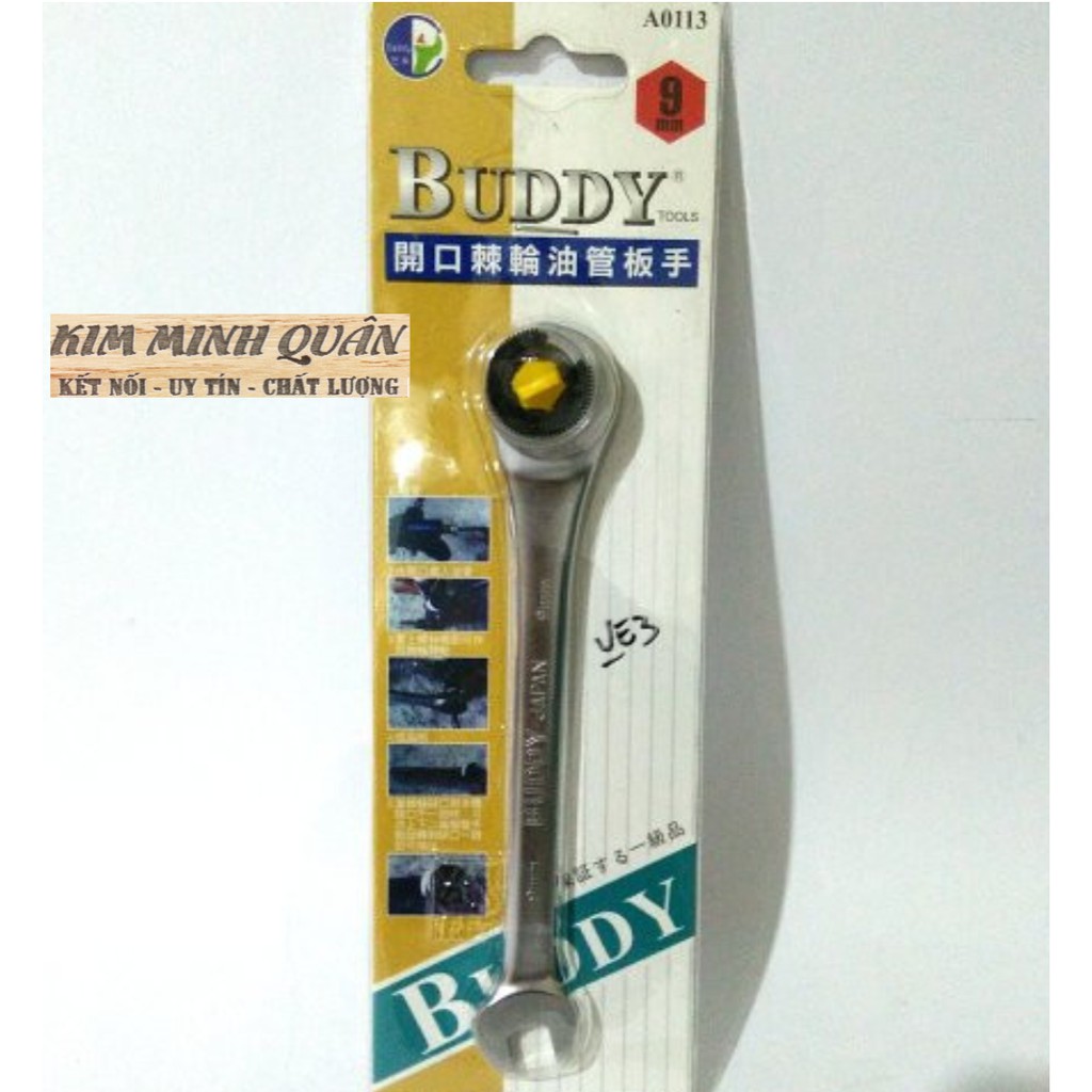 Cờ Lê Tự Động Chuyên Mở Ống Dầu 8,9,10,11,12mm BUDDY