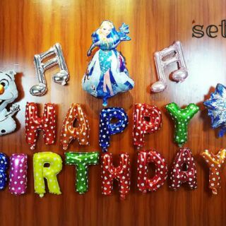 Set trang trí sinh nhật bé gái