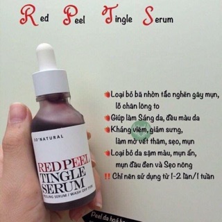 Red peel tingle serum